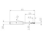 55HRC 2 Flute 3mm Tungsten Carbide Endmill for Harden Steel