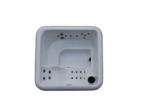Quality USA Acrylic Pure White Sqaure Holiday Party Entertainment Hot Tub wholesale