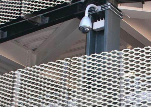 Stainless Steel Expanded Metal Sheet Galvanised Mesh Facade Architecture 4mm