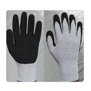 Quality Breathable Facility Maintenance Grey Bamboo Fiber Sandy Nitrile Gloves wholesale
