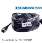 Male To Female Car Rear View Camera Extension Video Cable