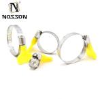 Instock Stainless Steel Butterfly Handle Hose Clamp for Pipe Clamps Type and