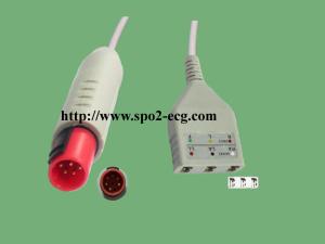 Quality Bionet BM3 Reusable Ecg Patient Cable Round 8 Pin 3.6 Metre CE Standard wholesale