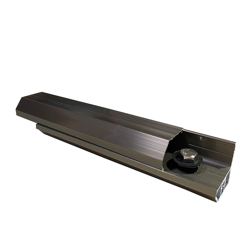 White / Black Aluminium Rail Track With Heavy Duty Load Capacity