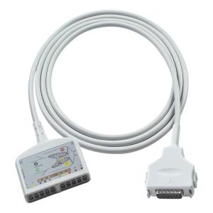 Quality Compatible Fukuda Denshi 10Lead EKG Cable for CardiMax FX-7202, CardiMax FX-7402, CardiMax FX-7101 wholesale