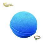 Custom Surprise Gift Set Jewelry Bath Bombs With 160 Grams Blue Color
