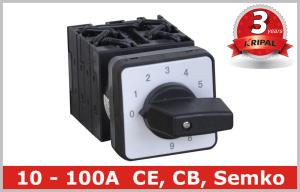 Quality 10 Position Rotary Switch , Manual Changeover Switch 63A 80A 100A wholesale