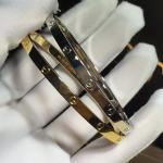 Jewelry 18K Gold Bracelet , Thin Love Personalized Gold Necklace Small Model