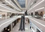 Shopping Mall Moving Walk Escalator 35 Degree Tempered Glass Fuji