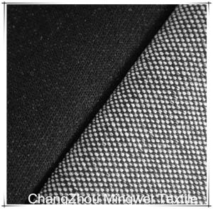 Quality black stretch knit denim for jeans/pants/garment wholesale