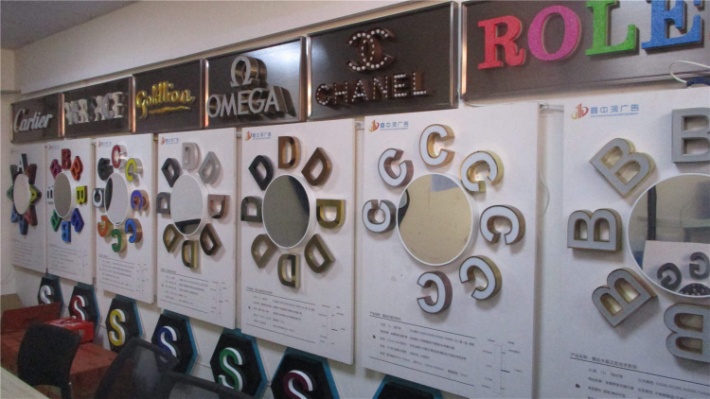 Double-sided luminous light box customize shape color for shop light box energy saving