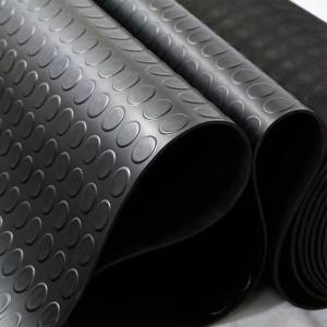 Quality 4 MM Thick Stud Coin Rubber Garage Floor Runner Rolls wholesale