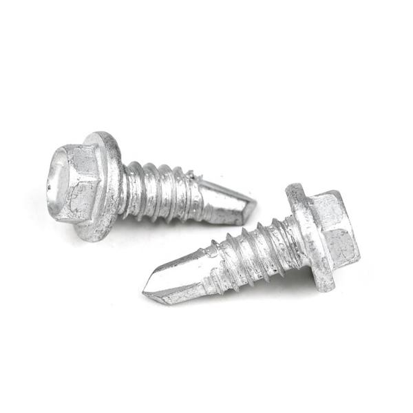 Stainless Steel Hex Washer Head Self Tapping Screws for Easy Metal Sheet
