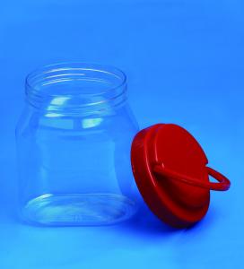 Quality 610Ml Plastic Airtight Storage Jars Screw On Type Cover Food Grade Material wholesale