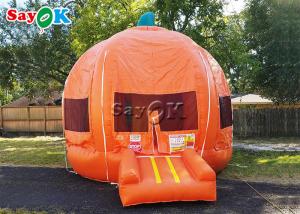 Quality 5.6x4.8x4.5mH Pumpkin Theme Inflatable Bounce House UV Resistant wholesale