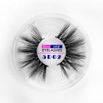 100% Handmade Craft 5D Mink Eyelashes Natural Black Color Custom Logo