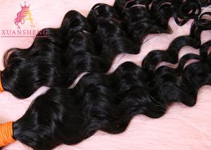 Quality Virgin Human Loose Wave Indian Hair Extesions Thick Bottom 8&quot;-30&quot; Length wholesale