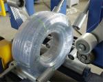 Automatic Plastic Cable Packing Machine , Pipe Coil Wrapper 50r/Min 50mm