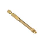 10mm Head Carbide Tile Drill Bits Hex Shank Cross Ceramic Porcelain Masonry