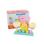 Tasteless Wooden Balance Scale Toy For Preschool Children