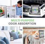 OEM Odor Absorbing 4Pack x 200g Activated Charcoal Air Purifying Bags Bamboo