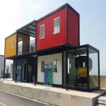 Light Steel Structure Frame Custom Guest House for Commercial Street Scenic