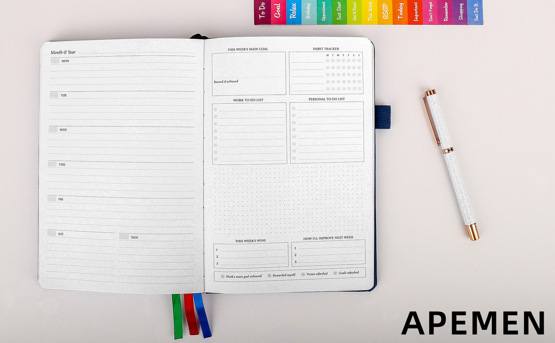 Customized Notebook Manufacturers Sell Luxury Notepad in Various Colors/Sizes/Materials