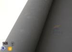 1000mm Width Thermal Insulation Materials 0.5MM Black PU Coated Fiberglass