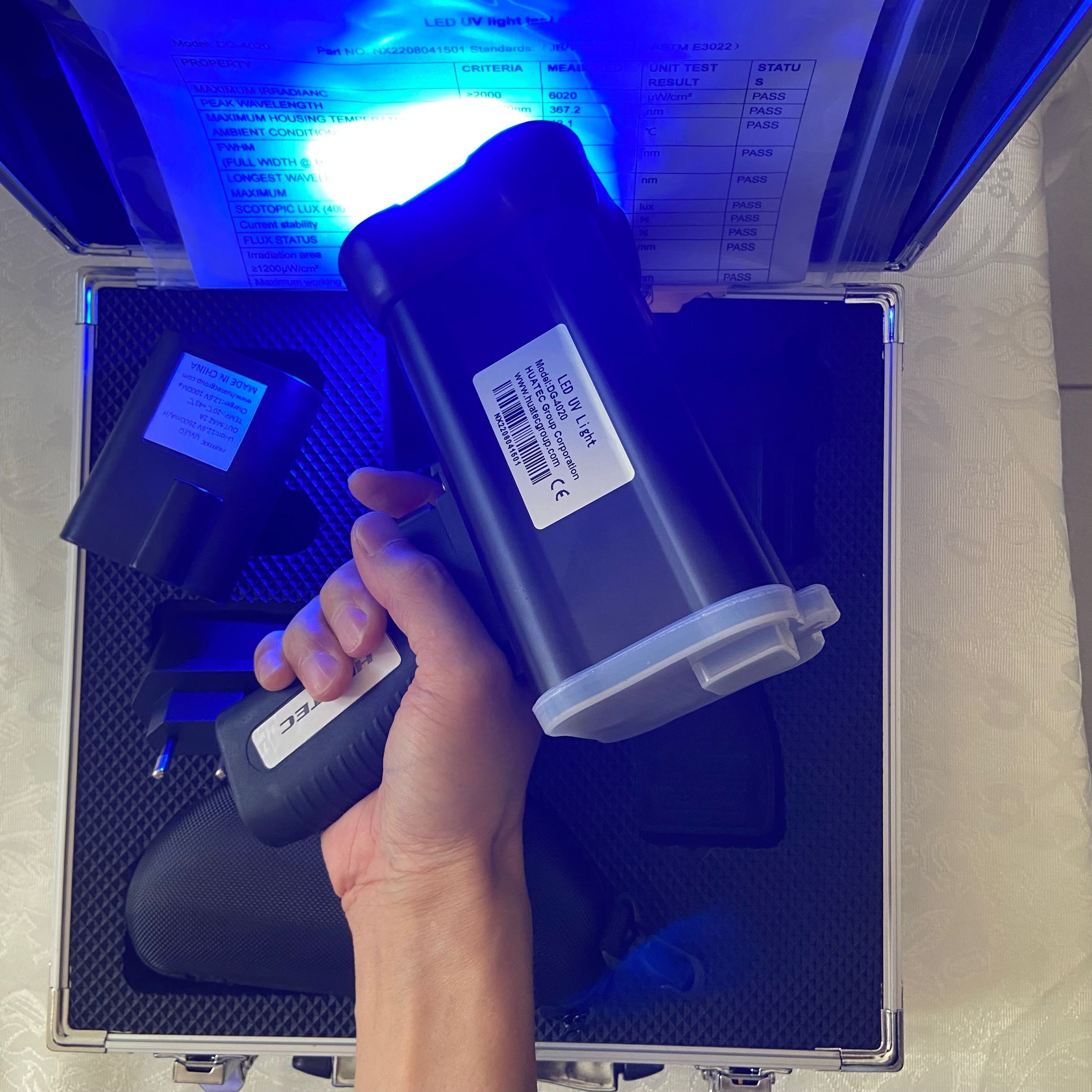 DG-4020 Dual AC&DC Operation Handheld LED-UV Lamp