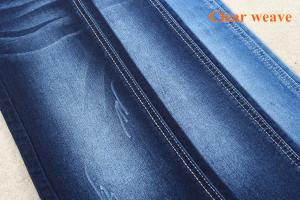 Quality 9oz 63 Cotton 36 Polyester 1 Spandex right hand Denim Twill Weave Fabric wholesale