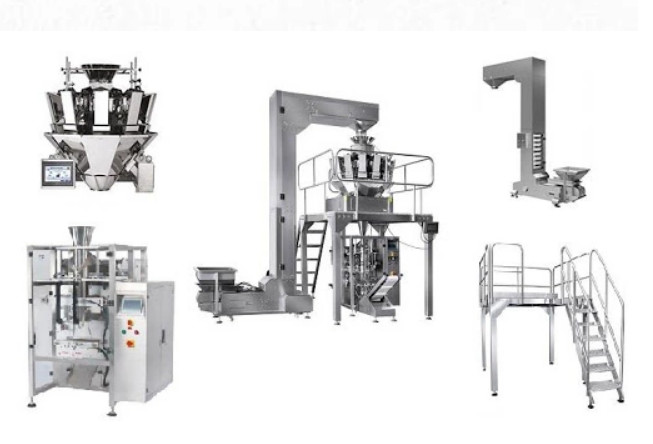 420Z VFFS Packing Machine Vertical Form Fill Seal 304SS Multi Head Weigher