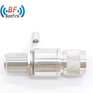 Quality Indoor/Outdoor 3GHz Male Jack N Plug Female Bulkhead to RP-SMA Male Surge Protector wholesale