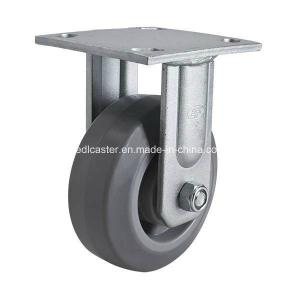 Quality Ball Bearing 7005-56 Heavy Duty 5&quot; 300kg Rigid TPE Caster for Industrial Applications wholesale