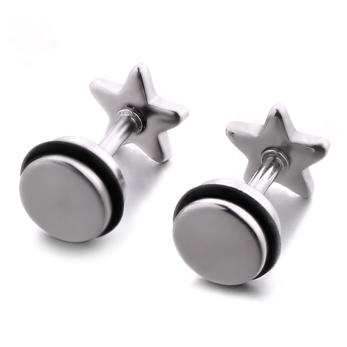 Fashion Body Piercing Jewelry Korea Star Stud Earring For Women