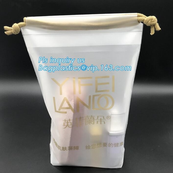Biodegradable Waterproof Travel Drawstring Bag Shoe Laundry Underwear Makeup Storage Pouch Backpack Laundry Bag bagease