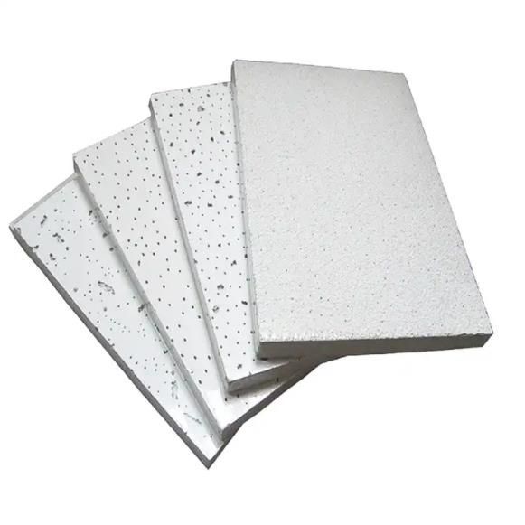 Mineral Wool Decorative Ceiling Panel / Board Tile with High Quality