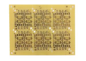 Quality White Legend Yellow Solder Mask FR4 Rigid Single Sided PCB wholesale