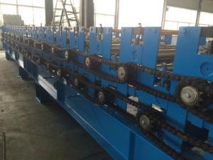 0.3 - 0.8mm  Pre - Cutting Wave Roof Panel Roll Forming Machine High speed
