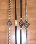 China Manufacture Twisted tubes steel stair baluster iron spindle electroplating
