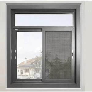 Quality Wood Crate Packing Aluminum Sliding Window with Double Pane Tempered Clear Glass wholesale