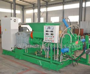 Quality Forced Feeding Type Rubber Strainer Extruder With 2 Rotors wholesale