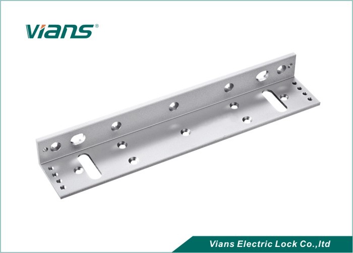 Access Control U Shaped Bracket For Magnetic Lock , Frameless Glass Mounting Brackets