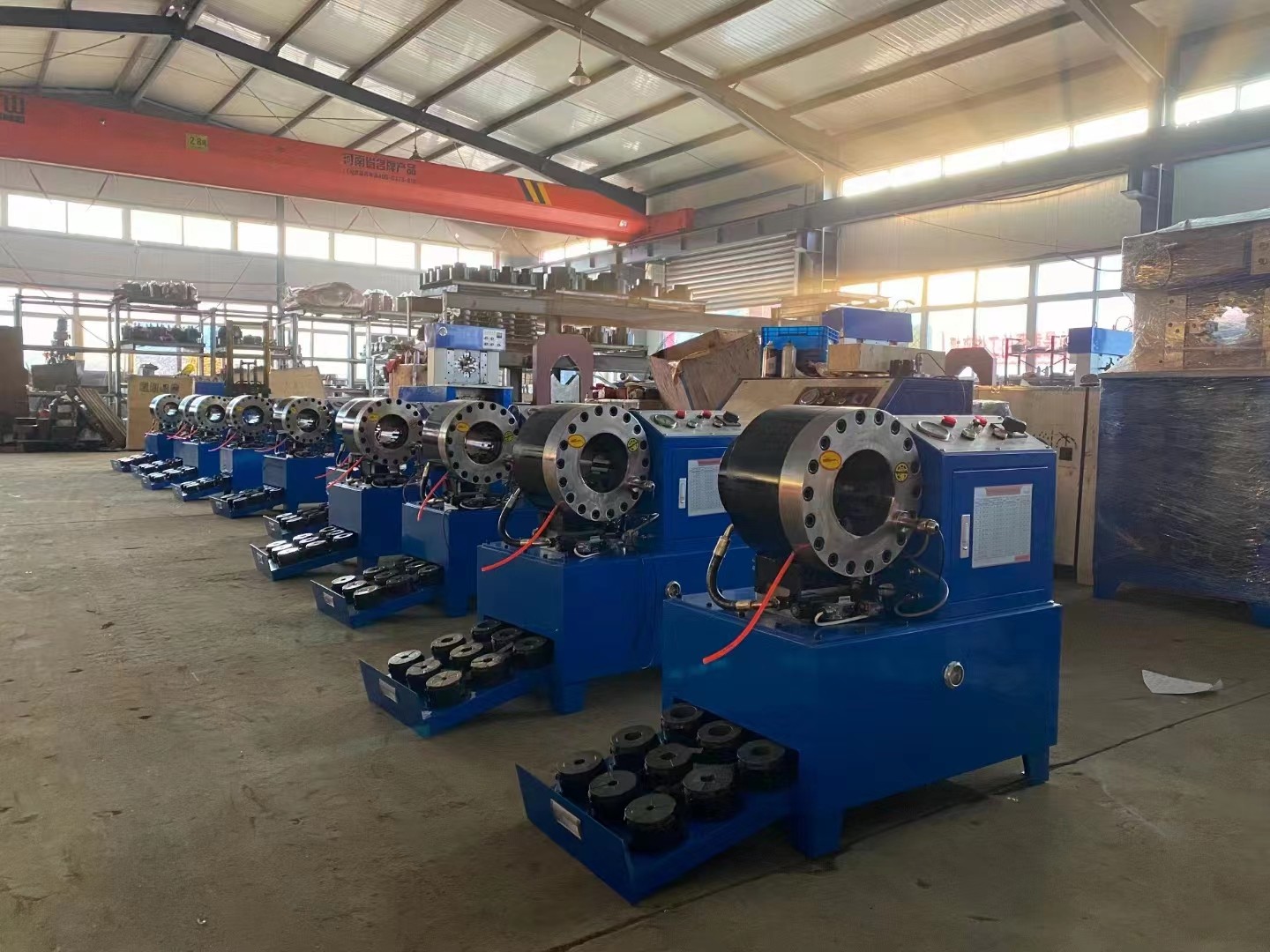 245Kg DX68 Hose Crimping Machine With Max Opening 114mm Dimension 730*480*740 Mm