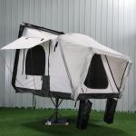 ABS SS Aluminum PU Coated Truck Roof Top Tent Camping
