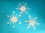 Multi-color Various Snow Flower Light Toy for Kids LED Crystal Plastic Toys