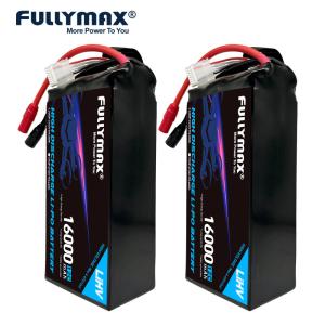 Quality 16000mah Commercial Drone Battery Power Bank 12s 16000mah Lipo Lithium Battery 23.52V 12C LiHV Capable Charger wholesale