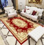 European Style PRinting polyester Fiber Living Room Floor Carpet Special Style