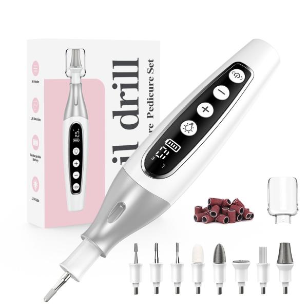 Electric Manicure Professional Portable Pedicure Nail File Set Electric Nail