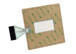 IP65 IP67 Waterproof Membrane Switches Keypad With Female Connector