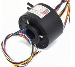 High Reliability Through Hole Slip Ring , Innter Diameter 25.4mm Signal Slip